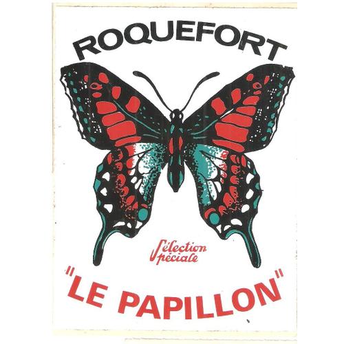 Papillon Roquefort Autocollant