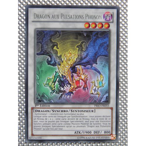 Yu-Gi-Oh - Dragon Aux Pulsations Phonon - Prio-Fr055 - Rare