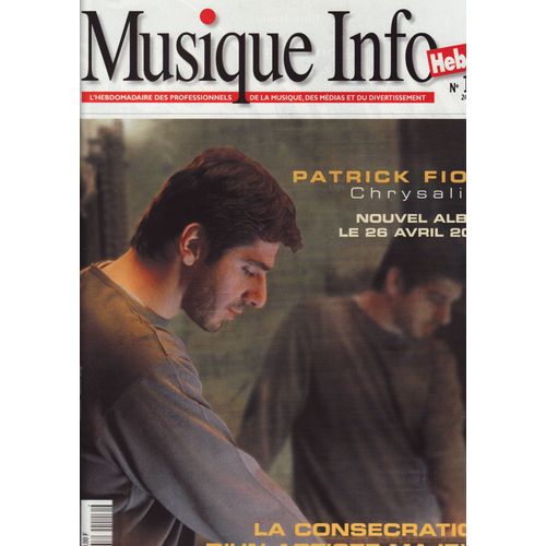 Musique Info Hebdo / 24-03-2000 N°116 : Patrick Fiori (Couverture + 1p Pub) - Fff (1,5p)