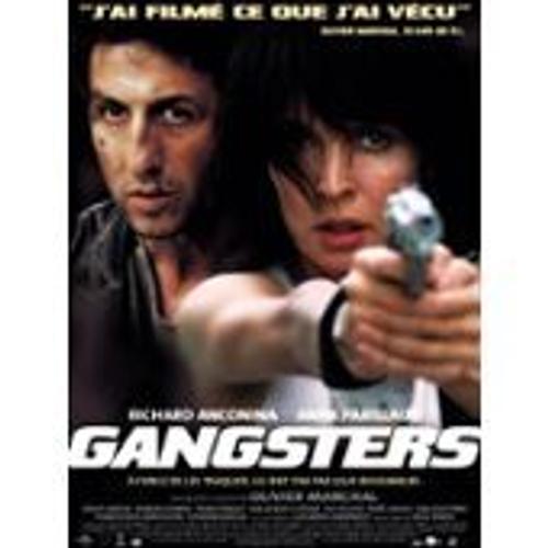 Gangsters - Olivier Marchal - Richard Anconina - Anne Parillaud - Affiche De Cinéma Pliée 120x160 Cm