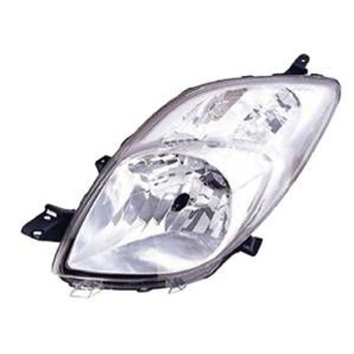 Phare Optique Avant Gauche Pour Toyota Yaris Ii Phase 1, 2005-2009 H4, Électrique, Type Valeo, Neuf