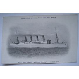Carte Postale Navire Royal Mail Steame " Arundel Castle " 19.023 Tons