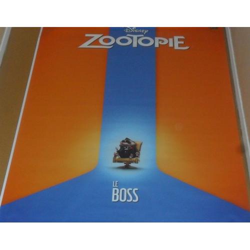 Affiche Zootopie / Le Boss / Affiche Sortie Nationale 118x151