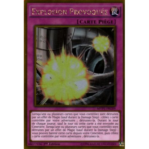 Yu-Gi-Oh! - Mvp1-Frg09 - Explosion Provoquée - Gold Rare