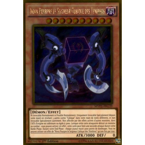 Yu-Gi-Oh! - Mvp1-Frg39 - Nova Pourpre Le Seigneur Cubique Des Ténèbres - Gold Rare