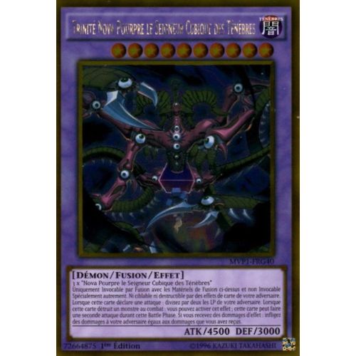Yu-Gi-Oh! - Mvp1-Frg40 - Trinité Nova Pourpre Le Seigneur Cubique Des Ténèbres - Gold Rare
