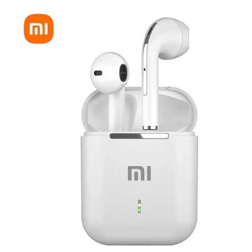 Xiaomi Écouteurs sans fil bluetooth 5.3, oreillettes, casque d'écoute, musique HD, mains libres, avec micro, stop-bruit, mise à jour, sport - Couleur Blanc Perle