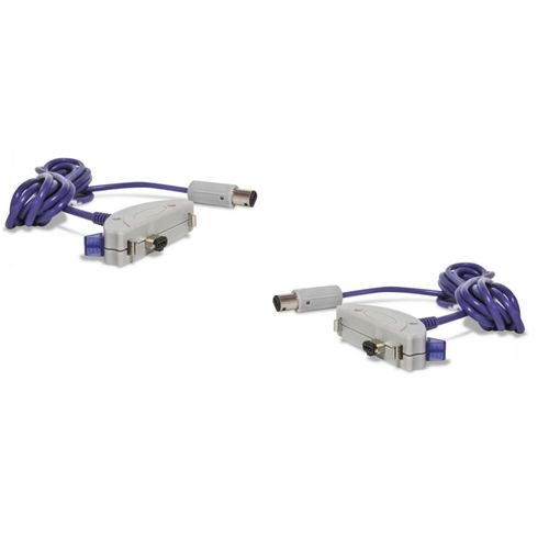 2x Câble Link Pour Liaison Nintendo Gamecube (Ngc) À Gba (Gamboy Advance) - Compatible Pokémon