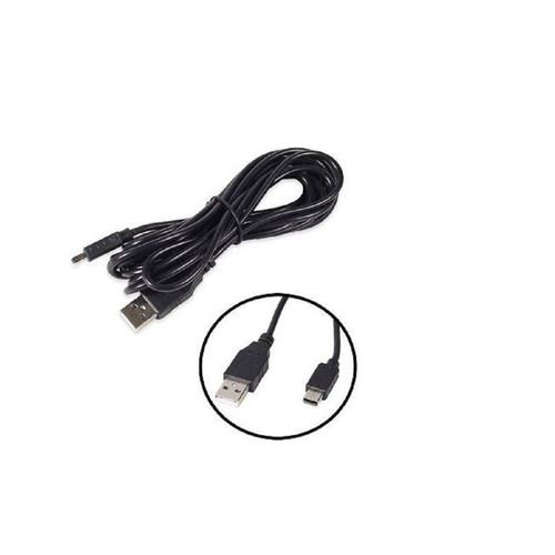 Câble Usb Alimentation Et Charge Pour Nintendo Wii U (Wiiu) - 3 Mètres - Noir