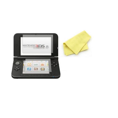 Film De Protection Écran (Screen Protector) + Chiffon Pour Nintendo 3 Ds Xl (3ds Ll)