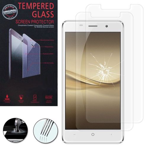 Lot / Pack De 2 Films Verre Trempé Pour Leagoo M5 3g 5.0" Protection D'écran