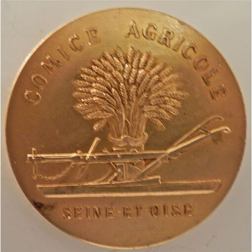 Médaille Rare Comice Agricole De Caussade Tarn-et-Garonne - Bronze - L12101 Lagrange