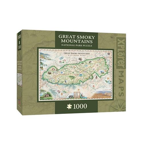 Puzzle 1000 Pièces Xplorer Maps - Great Smoky Mountains