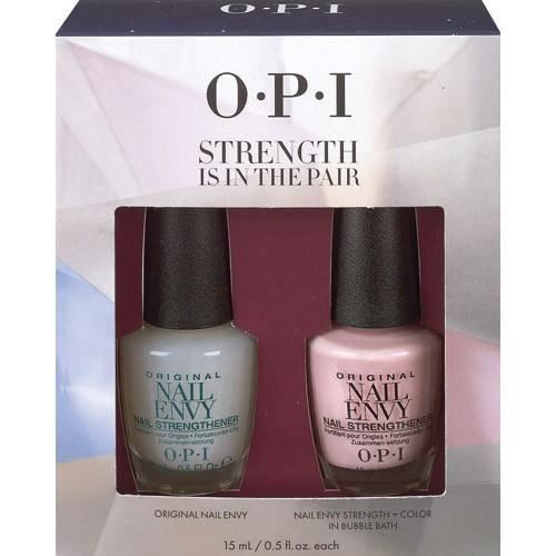 Kit De 2 Vernis Soin Fortifiant Pour Ongles Opi Strength Is In The Pair 