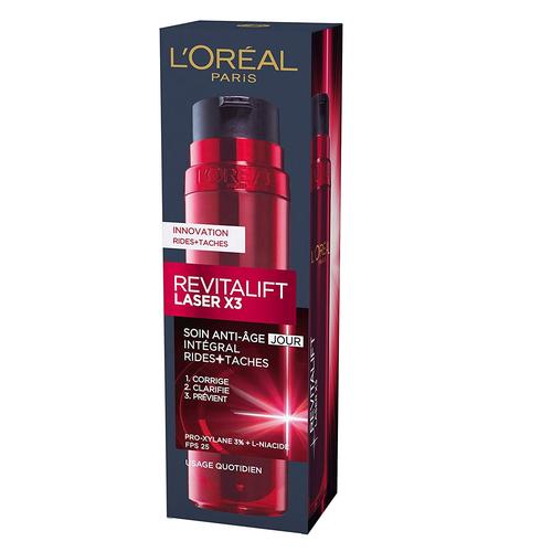 L'oréal Paris Revitalift Laser X3 Soin De Jour Anti-Rides + Anti-Taches Intégral Fps 25 