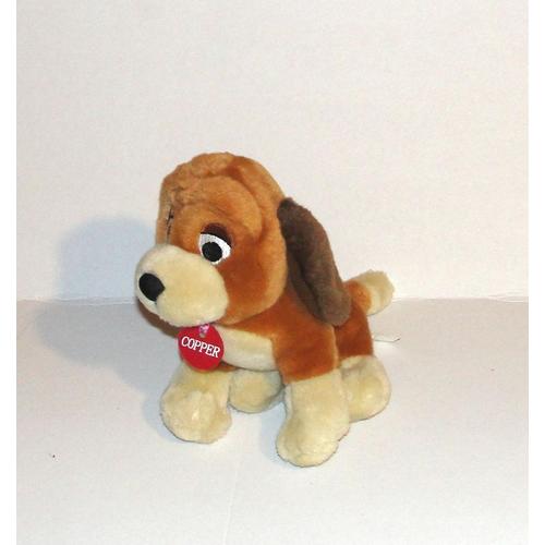 Chien Rox Et Rouky Peluche Doudou Rouky Assis Cooper 18 Cm