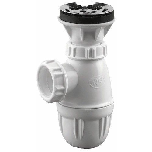 BONDE A GRILLE INOX+SIPHON POUR URINOIR
