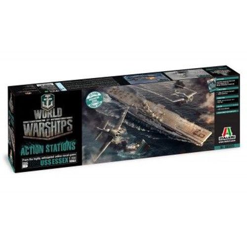 Maquette Bateau World Of Warships : Uss Essex-Italeri