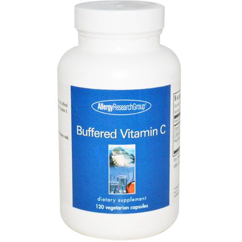 Vitamine C Tamponnée, 120 Veggie Caps - Allergy Research Group 