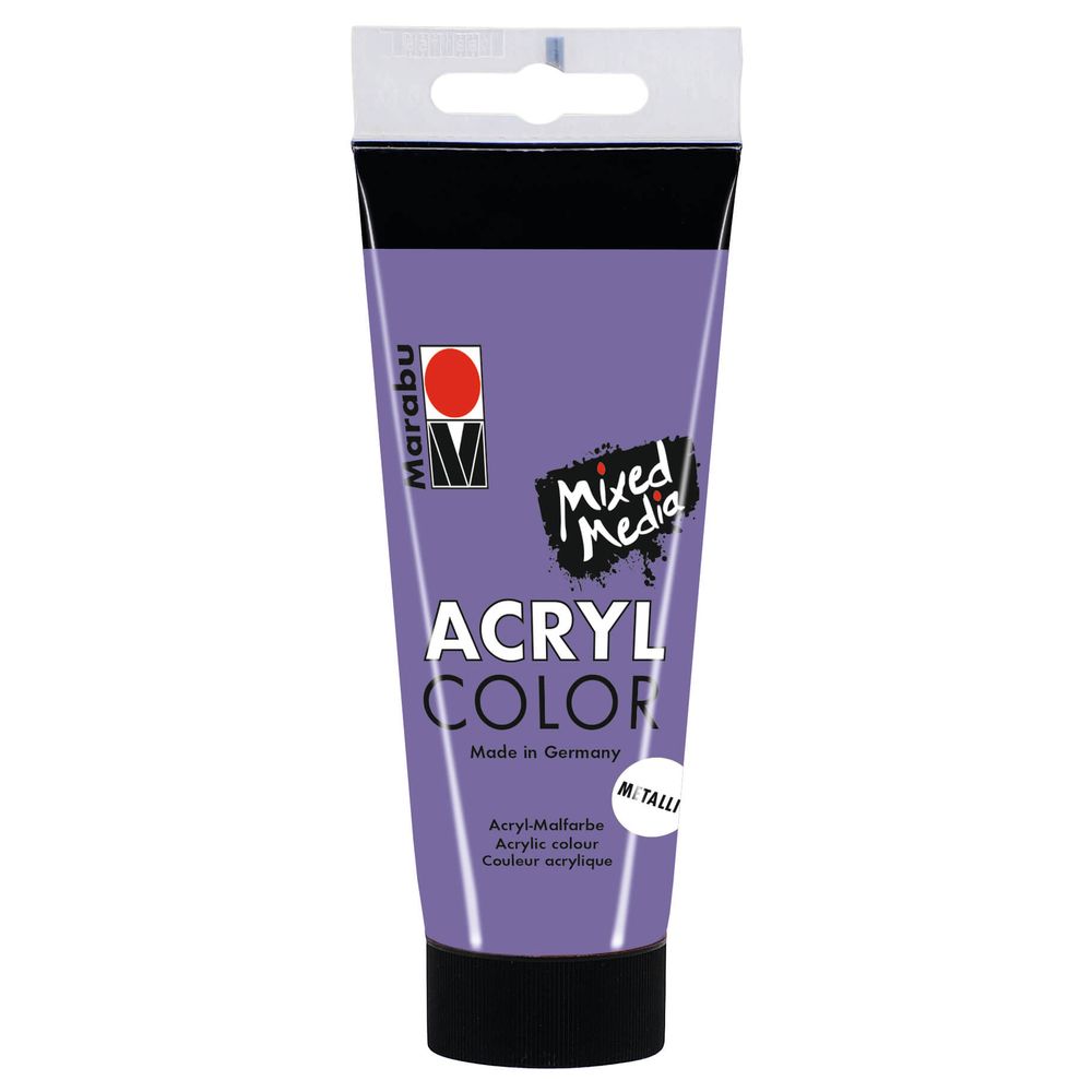 Tube Acrycolor Couleur Violet Métallique - Marabu - 100ml