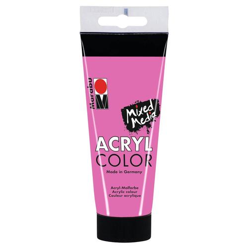 Tube Acrycolor Couleur Rose - Marabu - 100ml