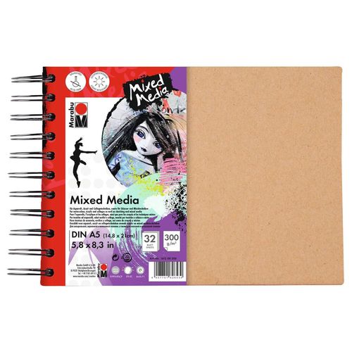 Marabu - Cahier À Anneaux Din A5 De 32 Pages - 300g