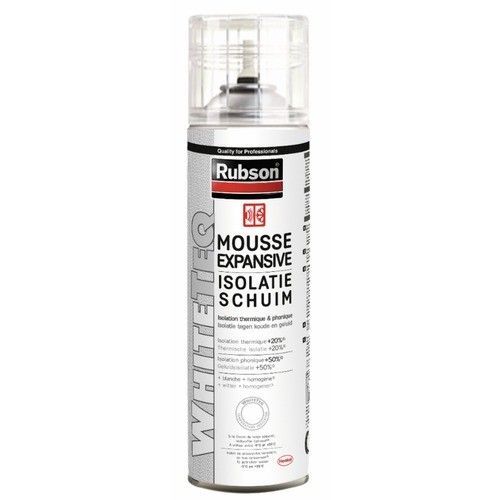 Mousse expansive WhiteTeq de Rubson  (aérosol de 750ml)