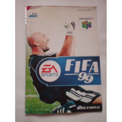 Nintendo 64 - Livret Mode D'emploi Pour Fifa 99