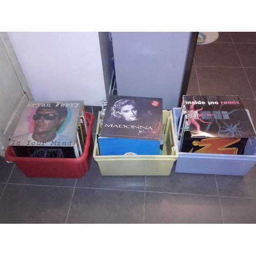 Lot De Disques Vinyle 45 Et 33 Tours