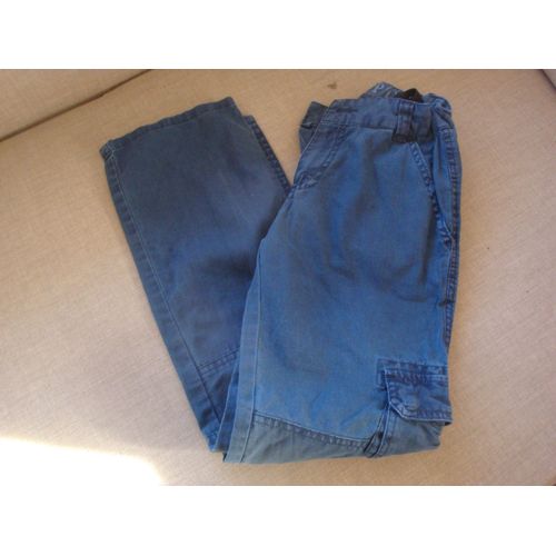Pantalon Kid's Graffiti Coton 10 Ans Bleu