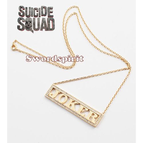 Pendentif Bijoux De Harley Quinn Pendentif Joker Suicide Squad Nn4564