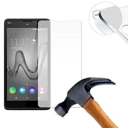 Hq-Cloud® Lot De 2   Films  Vitre Verre Trempé De Protection D'écran Pour Wiko Robby / Wiko S-Cool   - Transparent