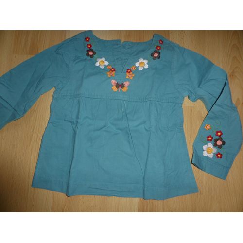 Chemise Mothercare Coton 3 Ans Bleu