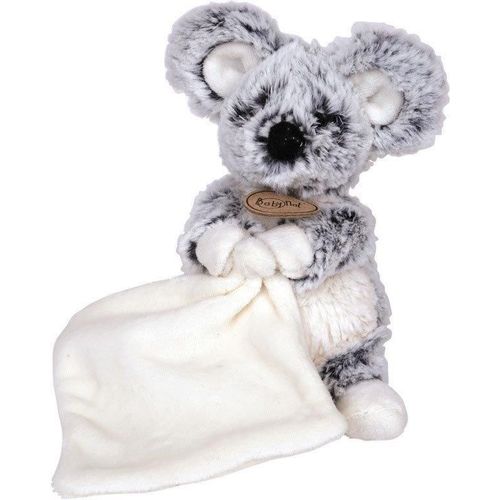 Doudou Babynat Souris Flocons Noir Et Mouchoir Blanc 17cms Bn050
