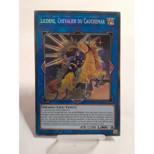 Yu Gi Oh Ra01 Fr043 Licorne Chevalier Du Cauchemar Version 2 - Secret Rare