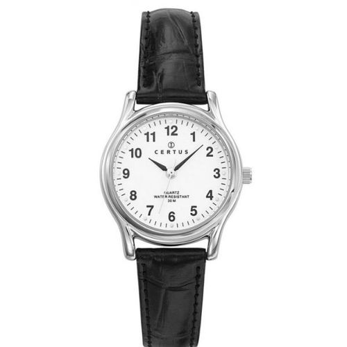 Montre Certus Femme Cuir Noir 644284 Classique