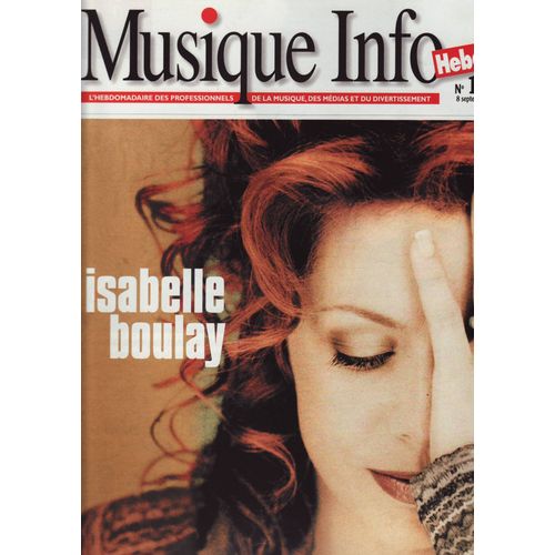 Musique Info Hebdo / 08-09-2000 N°135 : Isabelle Boulay (Pub Couverture) - Mano Solo (1,5p)