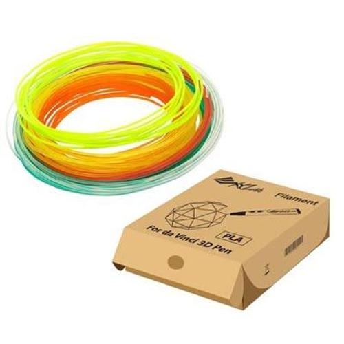 FILAMENT RANDOM COLORS PLA 600G FOR 3D PEN 12M-6 ROLLS