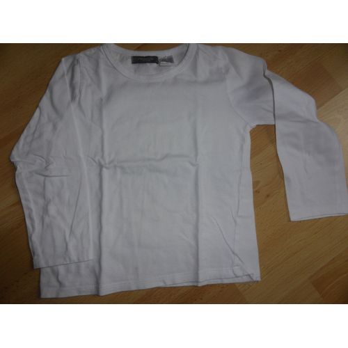 T-Shirt La Redoute Coton 6 Ans Blanc