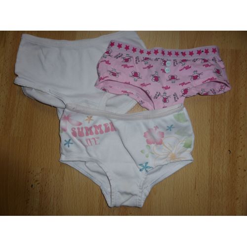 Culotte Petit Bateau Coton 2 Ans Blanc