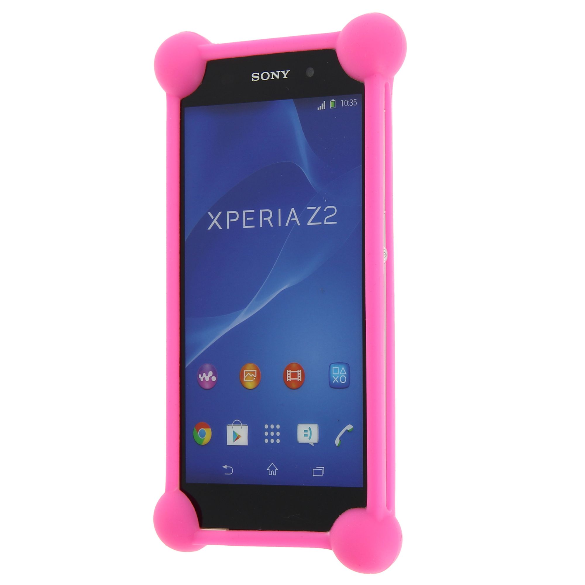 Sony Xperia X Compact     Coque Bumper Antichoc En Silicone Rose De Qualité By Ph26®