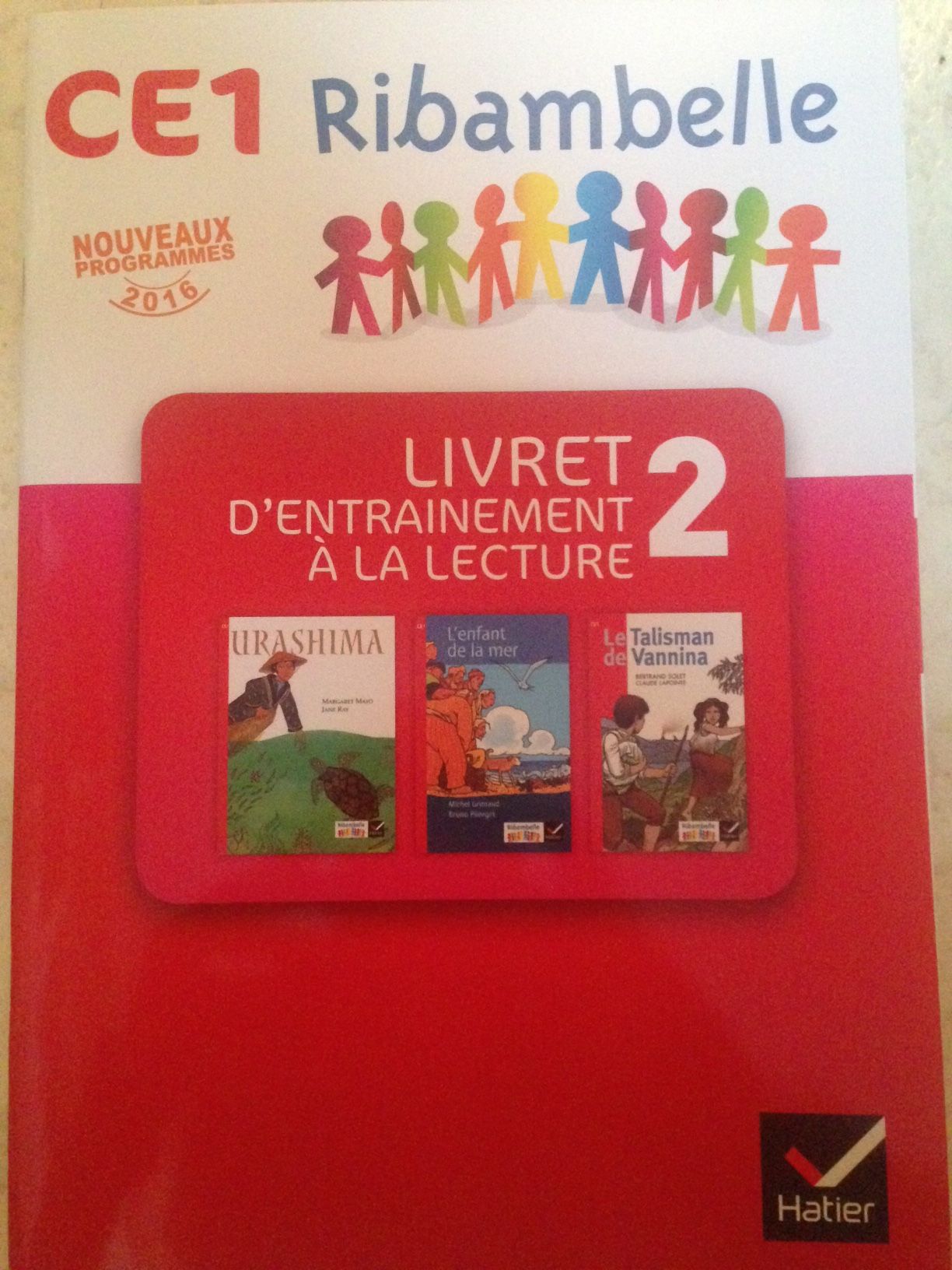 Page De Garde Cahier Allemand Lv2 Livret d'entrainement à la lecture 2- Série rouge - Ribambelles CE1 | Rakuten