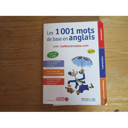 Les 1001 Mots De Base En Anglais