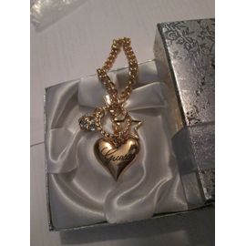 Bracelet Doré Guess Strass Coeur