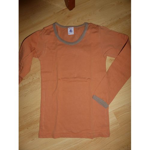 Chemise Petit Bateau Coton 8 Ans Orange