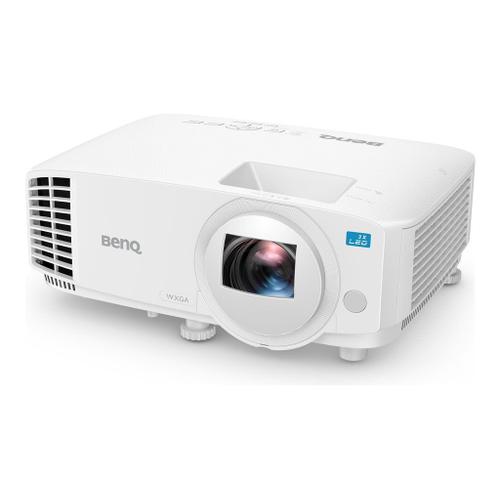 BenQ LW500ST - Projecteur DLP - LED - portable - 3D - 2000 ANSI lumens - WXGA (1280 x 800) - 16:10 - objectif zoom à courte focale - blanc
