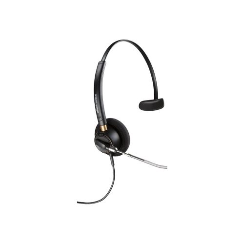 Poly EncorePro 510V - EncorePro 500 series - micro-casque - sur-oreille - filaire - jack 3,5mm - noir - Certifié pour Skype for Business, certifié UC