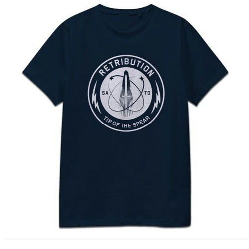 T-Shirt Activision Coton L Bleu Marine 