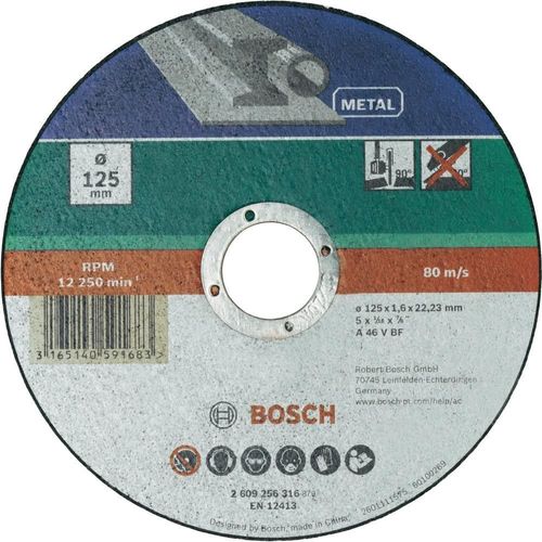 Disque tronc métal, 230 x3 plat