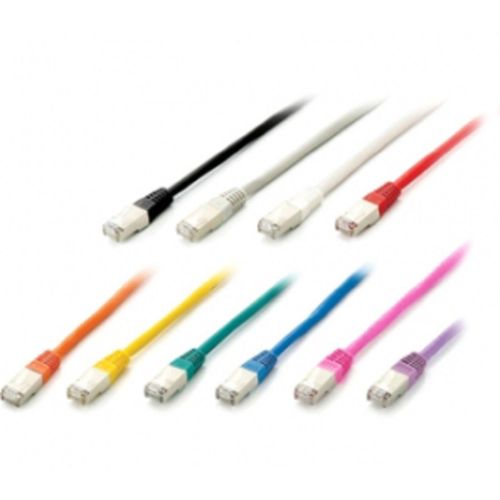 equip - Cordon de raccordement - RJ-45 (M) pour RJ-45 (M) - 20 m - Paire torsadée blindée (SSTP) - CAT 6 - sans halogène, moulé, bloqué - violet